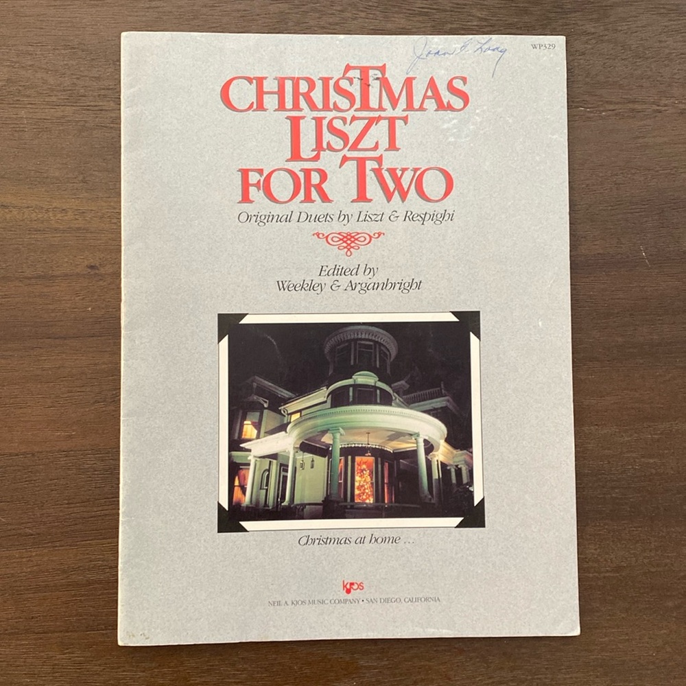 Christmas Liszt For Two Original Duets by Liszt & Respighi Christmas at Home…